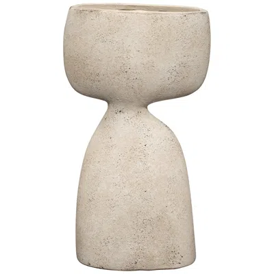 Jamie Young Company Anatomy 11 3/4" High Off-white Ceramic Decorative Vase