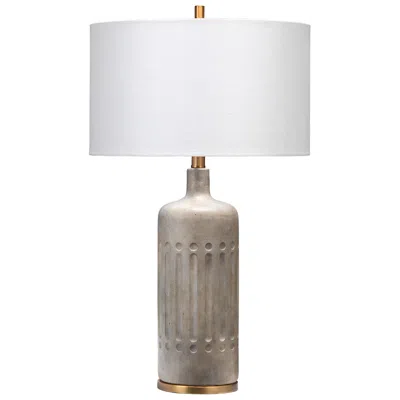 Jamie Young Company Jamie Young Annex 27" High Modern Textured Gray Cement Table Lamp