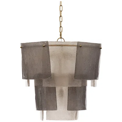 Jamie Young Company Jamie Young Aurora 10-light Small Chandelier 22" In Grey