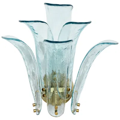 Jamie Young Company Jamie Young Cala 1-light Sconce 15.5" In Blue