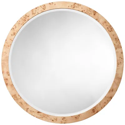 Jamie Young Company Jamie Young Chandler Natural 36" Round Wall Mirror