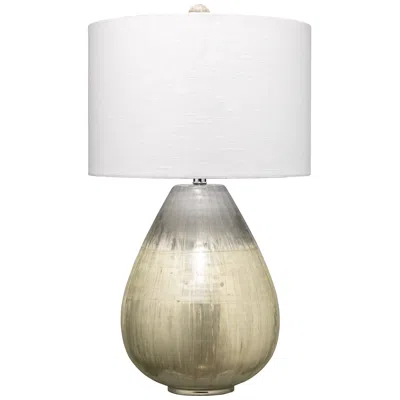 Jamie Young Company Jamie Young Damsle Glass Table Lamp With Linen Shade