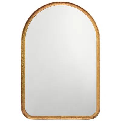 Jamie Young Company Jamie Young Eloise 36" X 24" Gold Leaf Arch Wall Mirror