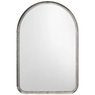 Jamie Young Company Jamie Young Eloise Silver Leaf 24" X 36" Arch Wall Mirror