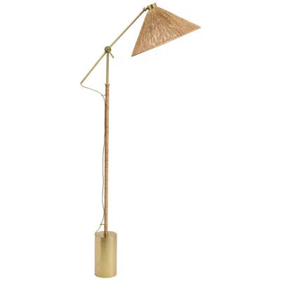 Jamie Young Company Jamie Young Fitzgerald Floor Lamp 61.25" In Natural In Brown