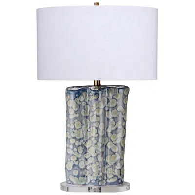 Jamie Young Company Jamie Young Flurry Ceramic Table Lamp With Linen Shade