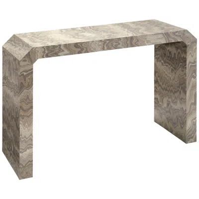 Jamie Young Company Jamie Young Grounded Veneer Console Table 32" In Gray