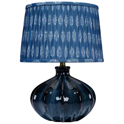 Jamie Young Company Jamie Young Hershey Ceramic Table Lamp With Cotton Shade