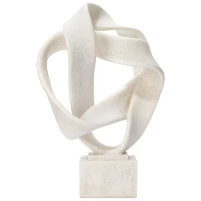 Jamie Young Company Jamie Young Intertwined 17" High White Decorative Sculpture