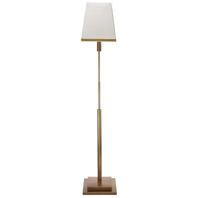 Jamie Young Company Jamie Young Jud 67" High Linen And Brass Modern Floor Lamp