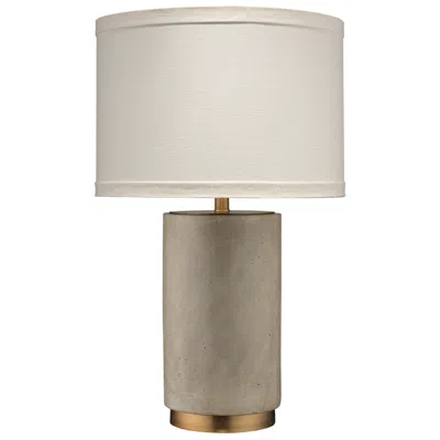 Jamie Young Company Jamie Young Mortar Cement Table Lamp With Linen Shade