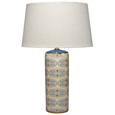 Jamie Young Company Jamie Young Orbital Ceramic Table Lamp With Linen Shade 31"