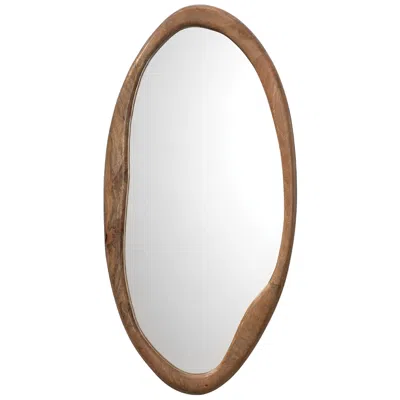 Jamie Young Company Jamie Young Organic Natural Wood 19 1/2" X 39" Wall Mirror