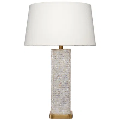 Jamie Young Company Jamie Young Preston Mother Of Pearl Table Lamp With Linen Shade