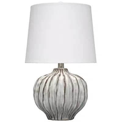 Jamie Young Company Jamie Young Reef Ceramic Table Lamp With Linen Shade