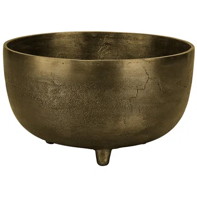 Jamie Young Company Jamie Young Relic Bowl 5 1/2" High Brass Finish Large Footed Bowl