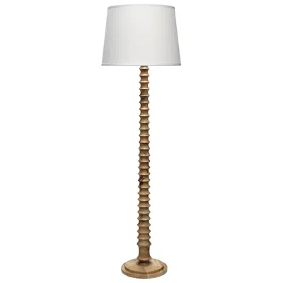 Jamie Young Company Jamie Young Revolution 62 3/4" Mango Wood Column Floor Lamp