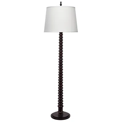 Jamie Young Company Jamie Young Revolution Wood 1-light Black Floor Lamp