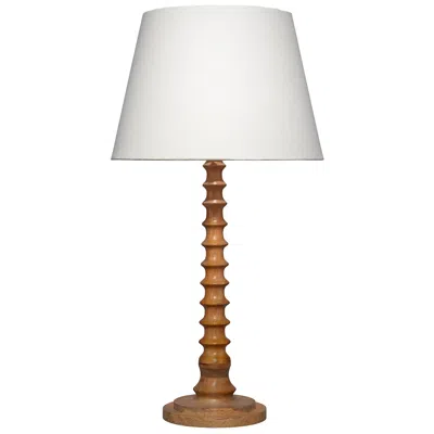 Jamie Young Company Jamie Young Revolution Wood Table Lamp With Linen Shade, Natural