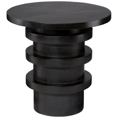 Jamie Young Company Jamie Young Revolve 24" Wide Charcoal Side Table