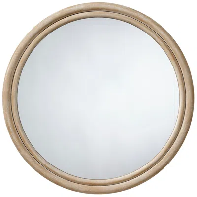 Jamie Young Company Jamie Young Riley Wood Round Wall Mirror