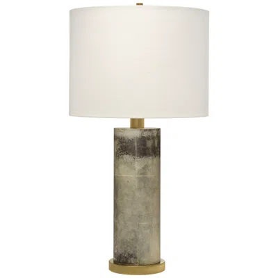 Jamie Young Company Jamie Young Rivet Vellum Table Lamp 15.5" In Grey