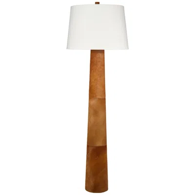 Jamie Young Company Jamie Young Robertson Hide Floor Lamp 73.25" In Brown
