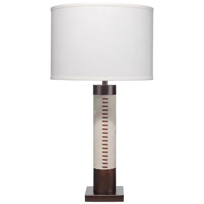Jamie Young Company Jamie Young Sheridan Ox Hide Table Lamp With Linen Shade