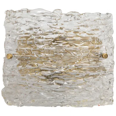 Jamie Young Company Jamie Young Swan 9 1/2" High Curved Clear Glass Wall Sconce