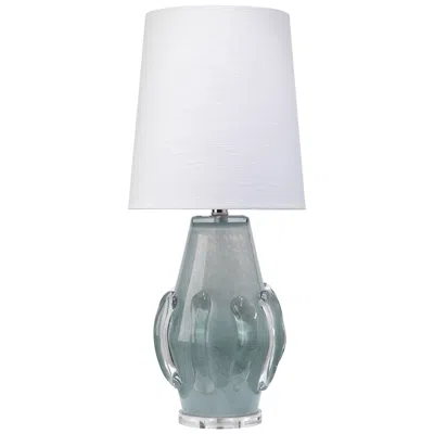 Jamie Young Company Jamie Young Talon Glass Table Lamp With Linen Shade