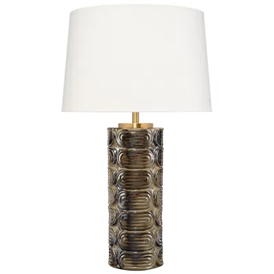 Jamie Young Company Jamie Young Wright Ceramic Table Lamp With Linen Shade