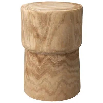 Jamie Young Company Jamie Young Yucca 12" Wide Natural Wood Side Table