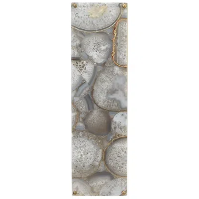 Jamie Young Company Leopold 19" High Natural Agate Stone Rectangular Wall Sconce