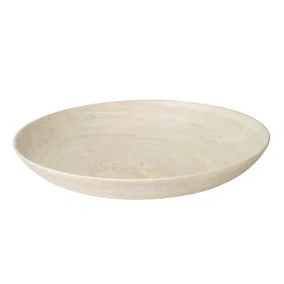 Jamie Young Company Marble Sleek Decorative Bowl In White