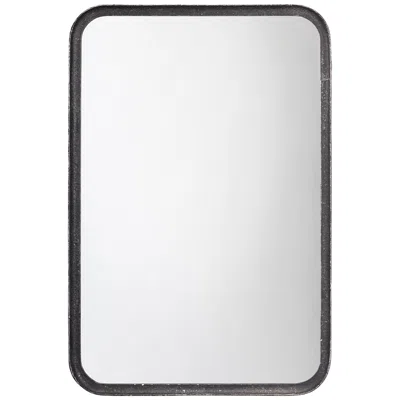 Jamie Young Company Principle Distressed Black Metal 24" X 36" Wall Mirror