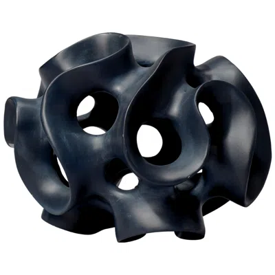 Jamie Young Company Ribbon Sphere Black