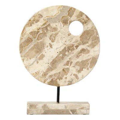 Jamie Young Company Satellite Handmade Figurine / Sculpture In Brown,cream,black