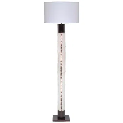 Jamie Young Company . Sheridan 70" Bronze White Hair-on-hide Floor Lamp
