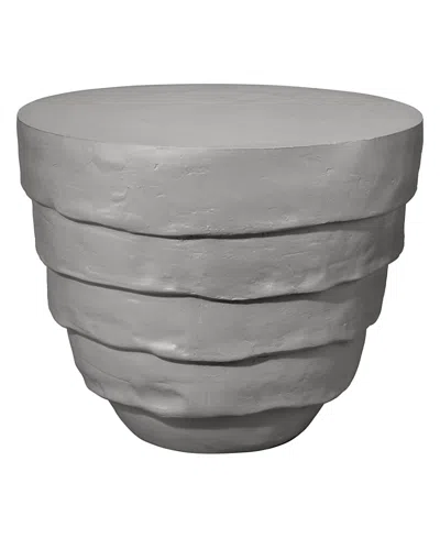 Jamie Young Concentric Side Table In Gray