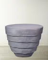 Jamie Young Concentric Side Table In Grey