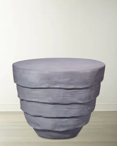 Jamie Young Concentric Side Table In Gray