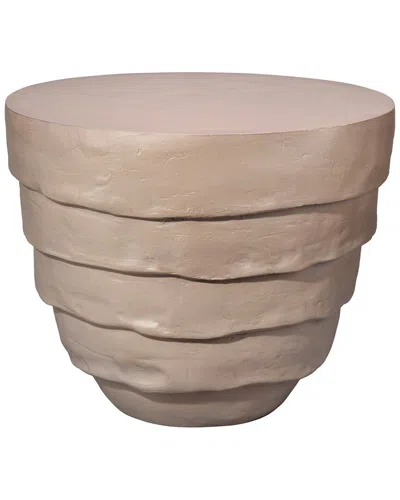 Jamie Young Concentric Side Table In Grey