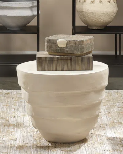 Jamie Young Concentric Side Table In Neutral