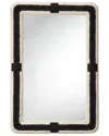 Jamie Young Contrast Jute Rectangle Mirror