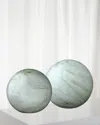 JAMIE YOUNG COSMOS GLASS BALLS, SET OF 2