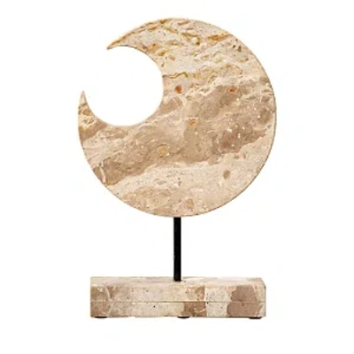 Jamie Young Crescent Marble Stand In Cream