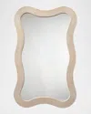 Jamie Young Dali 38" Wall Mirror In White