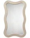 Jamie Young Deli Wavy Bamboo Wall Mirror
