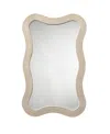 Jamie Young Deli Wavy Bamboo Wall Mirror