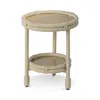 Jamie Young Delta Side Table In White